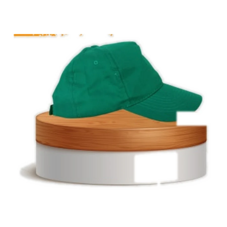 Structured cotton cap — green — image 1 of 1