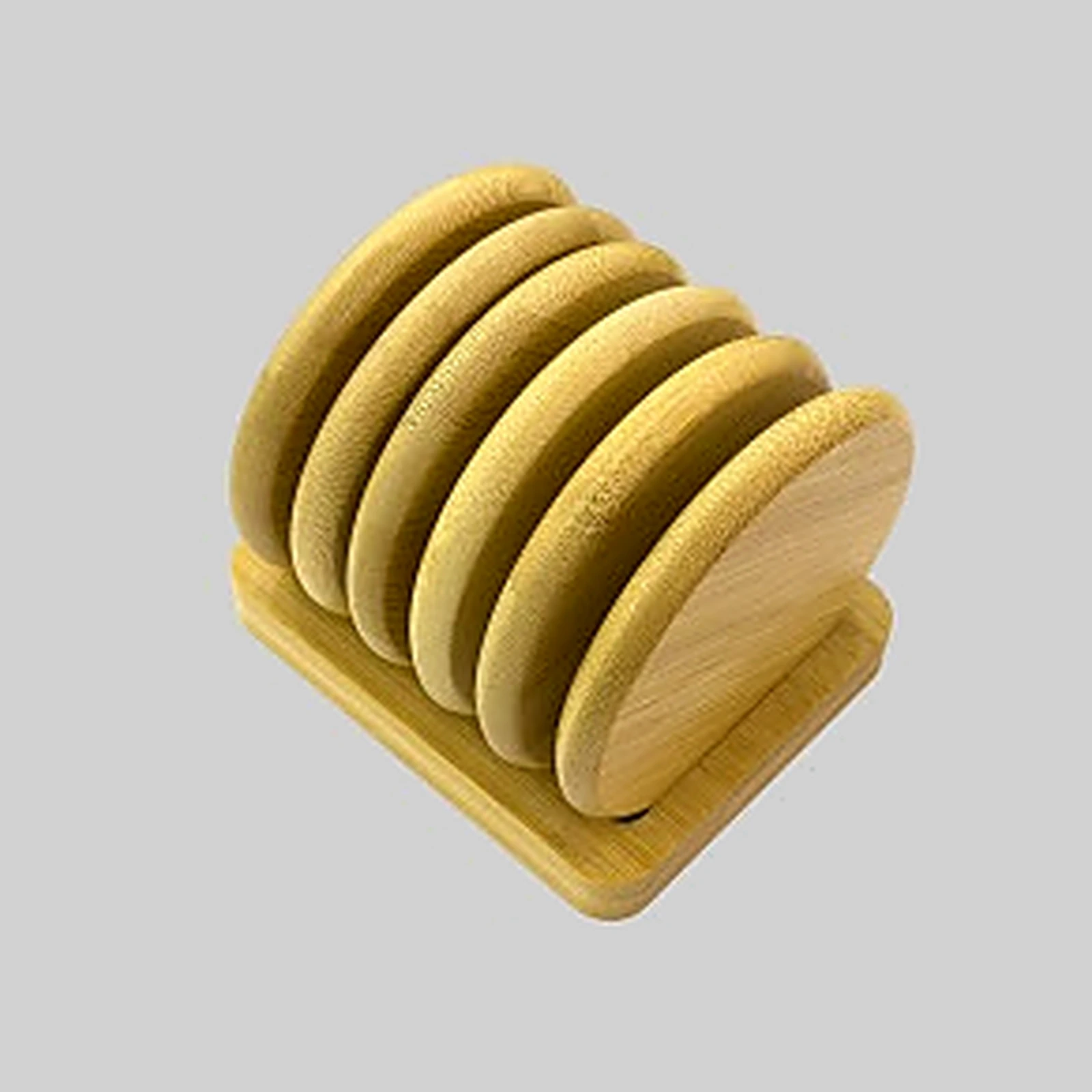 Wooden coaster rack — image 1 of 1