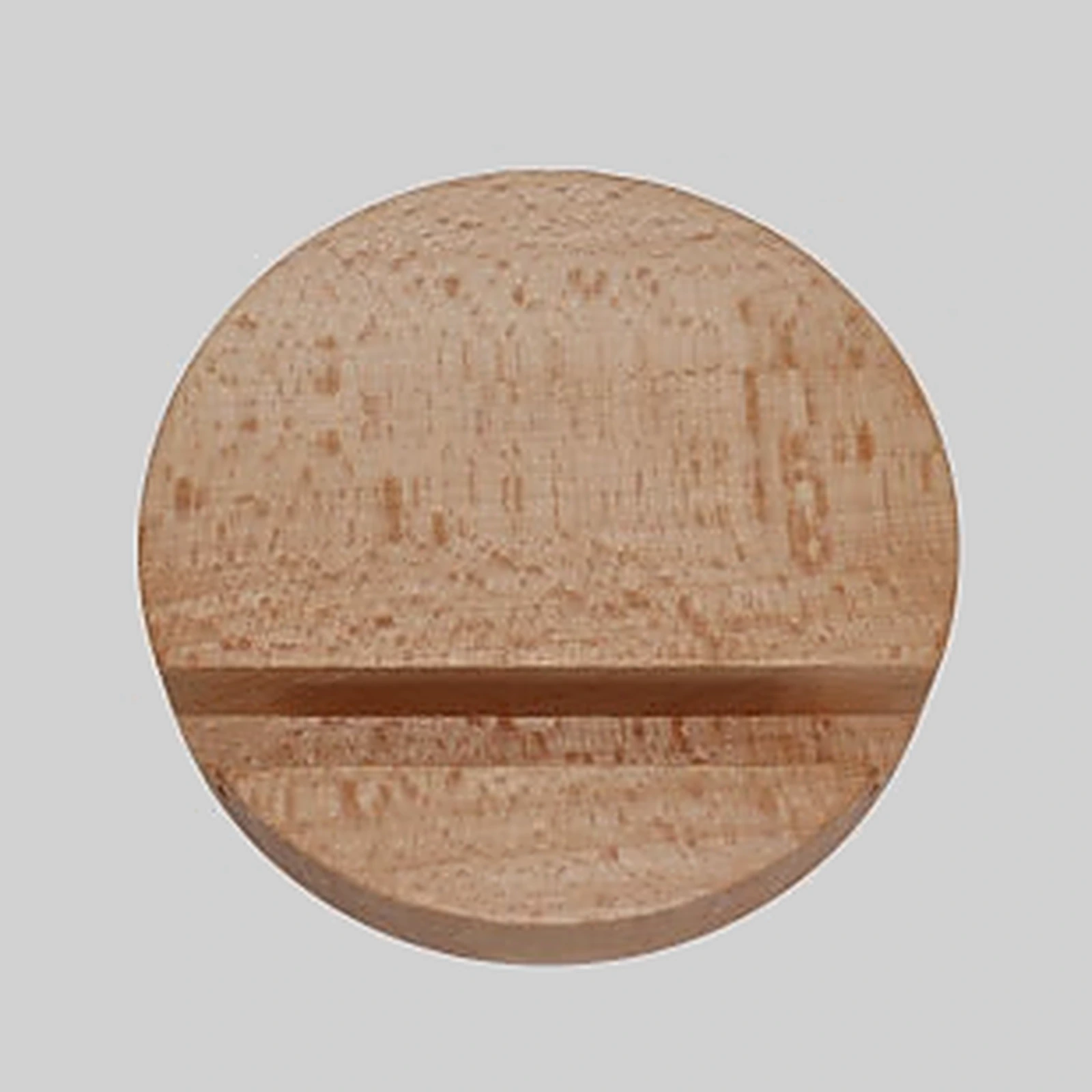 Round wooden phone stand — image 1 of 1