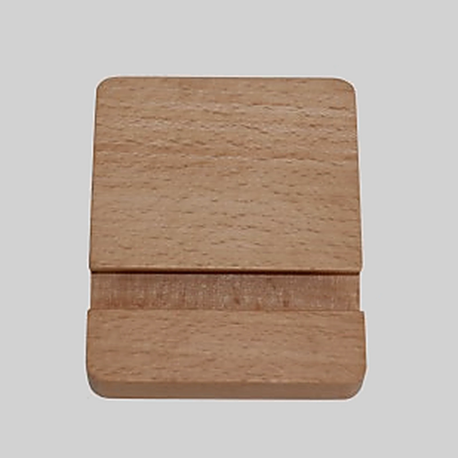Square wooden phone stand — image 1 of 1