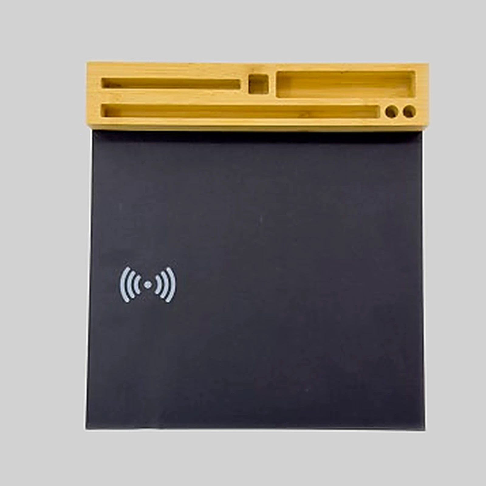 Wireless charging desk organizer, black — image 1 of 1