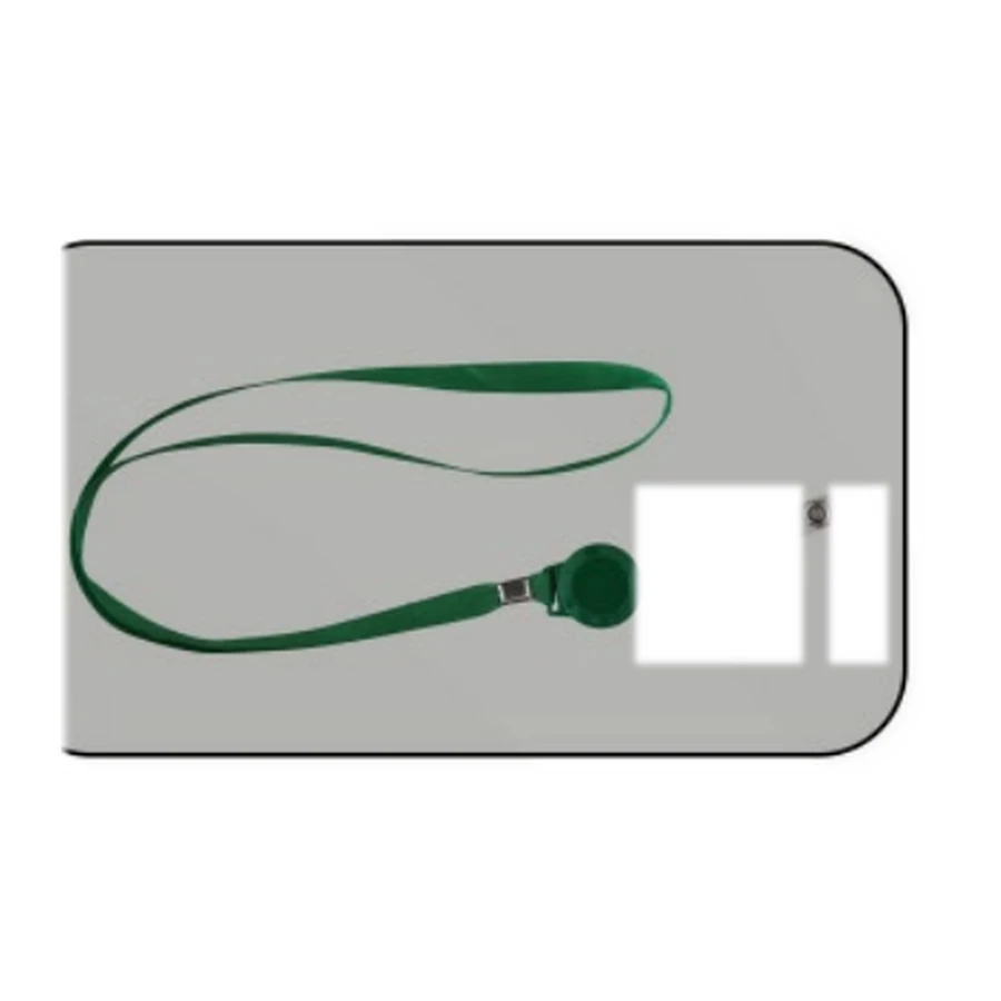 ID lanyard with card holder — green — image 1 of 1