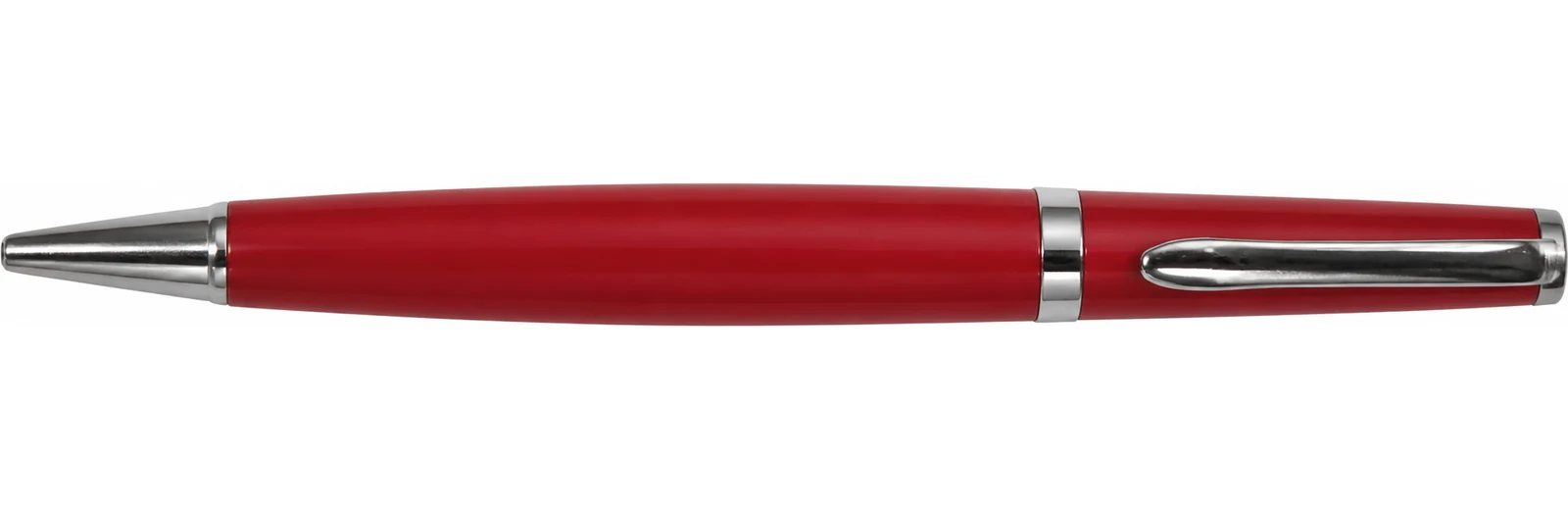 Red chrome-trim pen — image 1 of 1